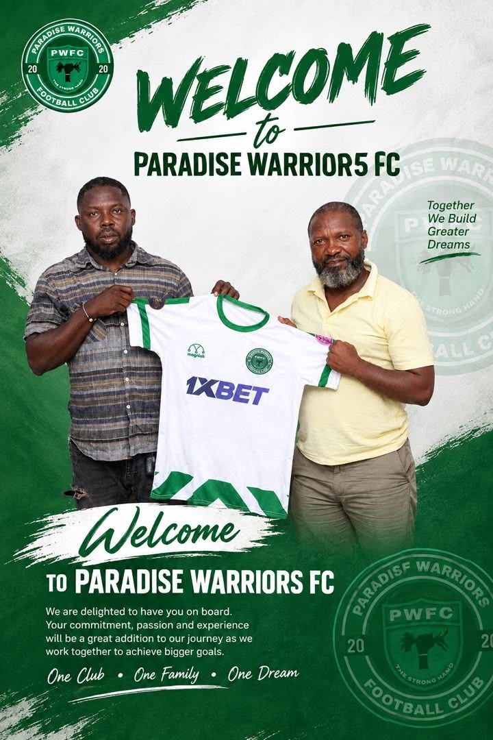Paradise Warriors FC welcome presentation
